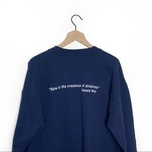 Navy blue Kanye West Quoted Sweatshirt